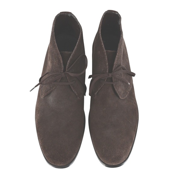 Banana Republic Men\'s 11 Suede Desert Chukka Boots Dark Brown Leather Casual